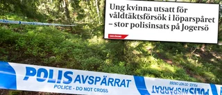 Ingen misstänkt finns för våldtäktsförsök i joggingspåret