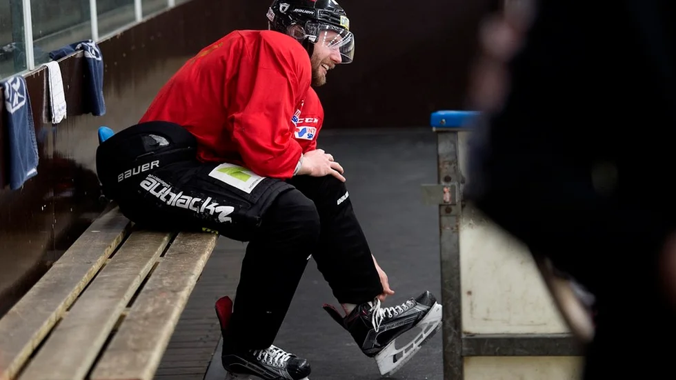 Freddie Byström har en hög smärttröskel och kom tillbaka i slutskedet av kvalserien efter en tuff stukning.