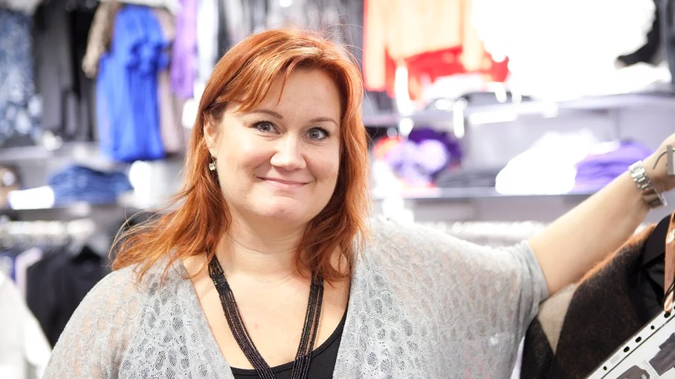 Jaana Olsson från butiken Jaana & Co är nu ordförande i Katrineholm handel.