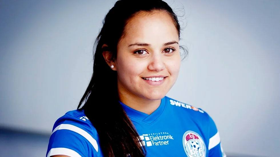 Malin Diaz låg bakom Sveriges 1–0-mål.