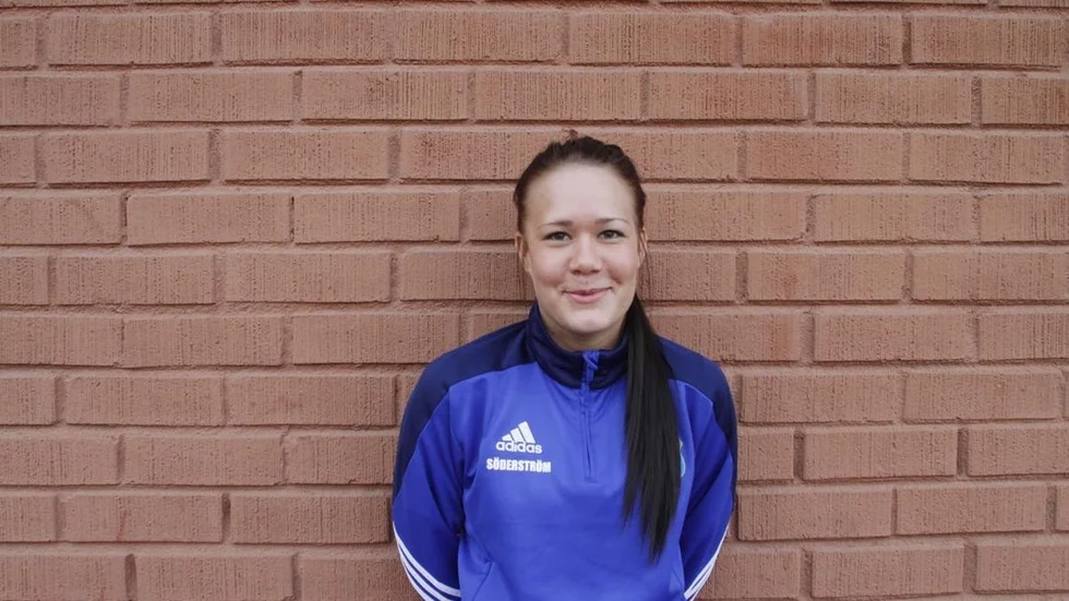 Johanna Söderström är formstark och på ordentligt målhumör för Viljan. Mot Triangeln borta prickade hon rätt tre gånger, alla före pausen. Arkivfoto: Lars Kilström