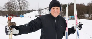 Lars-Evert Jonsson en av skidentusiasterna som uppskattar Vilstas preparerade spår