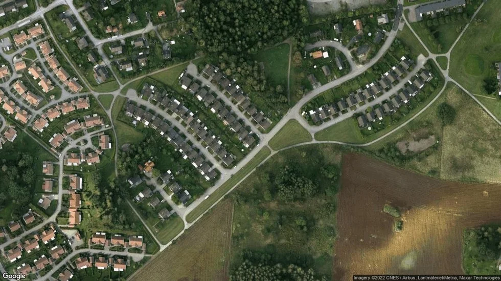 Området kring Tegvägen 1