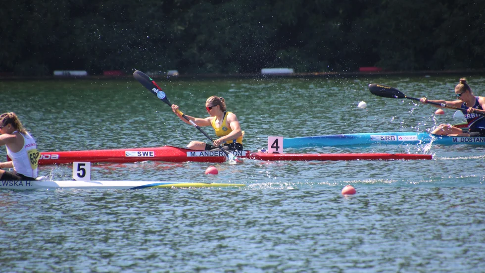 Bråvikens U23-landslagsess Melina Andersson visade riktigt goda takter under den fjärde och sista mästerskapsdagen i serbiska huvudstaden Belgrad. 