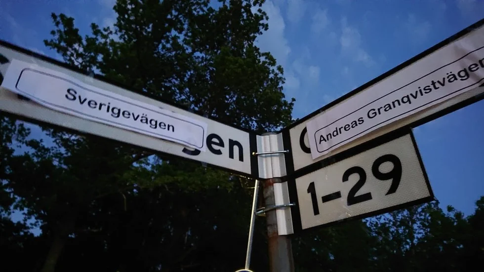 Andreas Granqvistvägen i Nyköping. Kanske kan vara något?