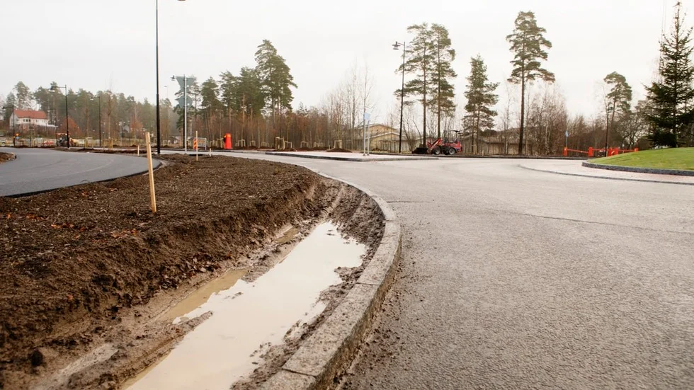 Djupt besviken skattebetalare anser att ombyggnaden av vägen vid Talltullen är ett vansinnesprojekt. FOTO: STINA JÄRPERUD