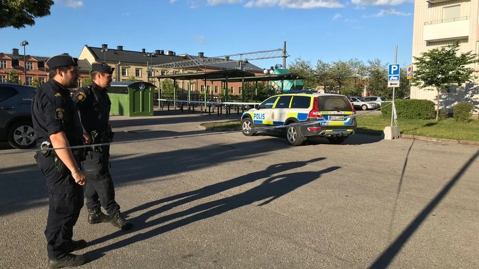 Det är på Nyforssidan som skottlossningen har inträffat.