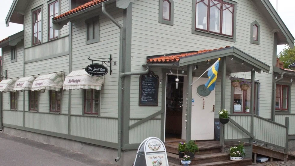 Tre små rum i centrala Trosa.