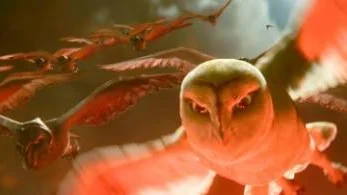 Ont och gott möts i häftiga strider, men i filmen "Legenden om ugglornas rike" förstår man aldrig riktigt varför.Foto: Warner Bros.