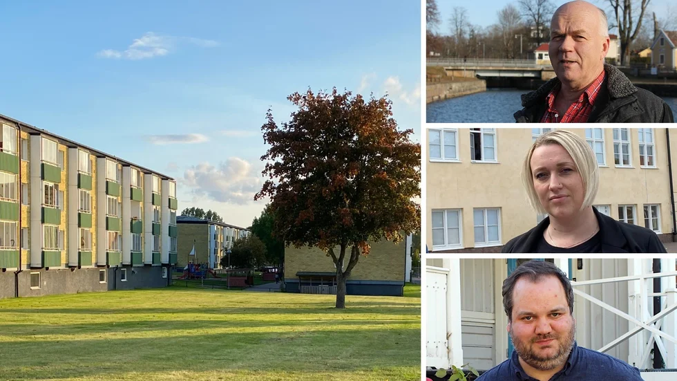 Sten Westberg (C), Rebecca Roxvret (V) och Elias Hallén (MP) vill inte peka ut Charlottenborg som ett särskilt utsatt område.
