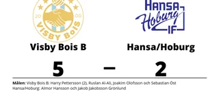 Hansa/Hoburg kunde inte stoppa formstarka Visby Bois B