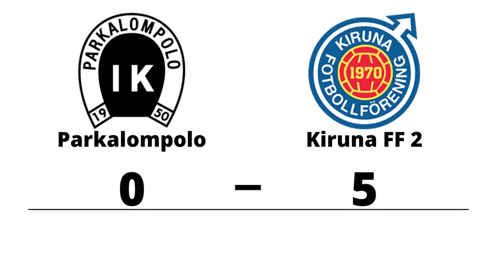 Parkalompolo IK förlorade mot Kiruna FF 2