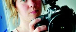 Kreativ fotograf börjar på VT