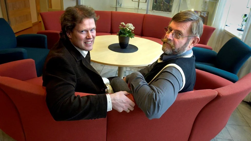 Ska Bostadsbolagets vd Sven-Åke Lindberg och hyresgästföreningens Lars Hilding vara lika nöjda efter årets avtalsförhandlingar?Arkivfoto: Anders Steiner