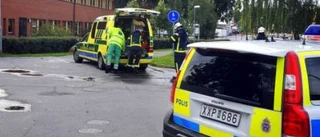 Cyklist krockade med bil i Västervik