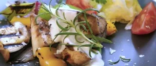 Grönt i grillpannan