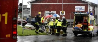Cyklist påkörd i farlig korsning