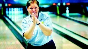 Dambäst. Båkens duktiga bowlingdam Åse Ljungberg visade att formen håller i sig då hon var bäst i helgens matcher. FOTO:matilda ahl