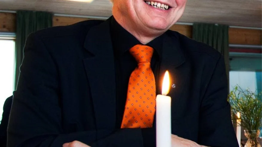 Kristdemokraten Anders Andersson, optimist inför nästa val.