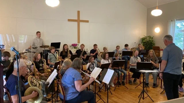 Lägret avslutades med en jättefin konsert.