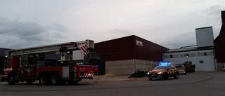Brand i pelletsfabriken i Pajala