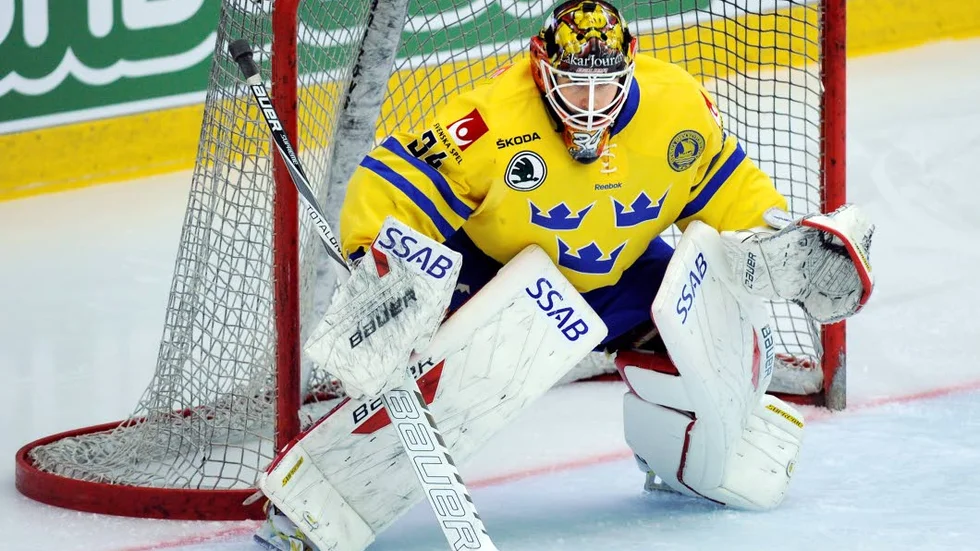 Tung dag. Joel Lassinantti släppte in fyra mål mot Tjeckien.