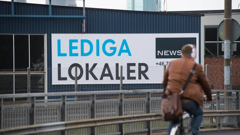 Färre och färre vill hyra butikslokaler i Sverige. Arkivbild.