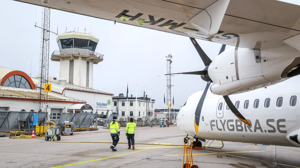 Visby flygplats.