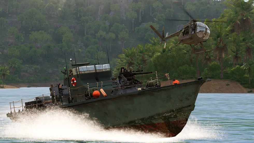 I rätt förhållanden kan bilder och klipp ur tjeckiska "Arma 3" se realistiska ut. Pressbild.