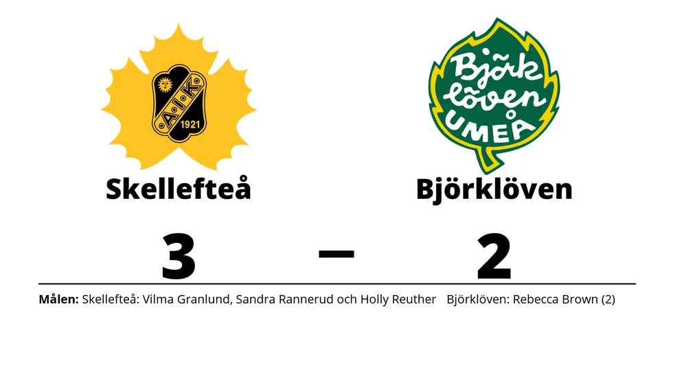 Skellefteå AIK vann mot IF Björklöven