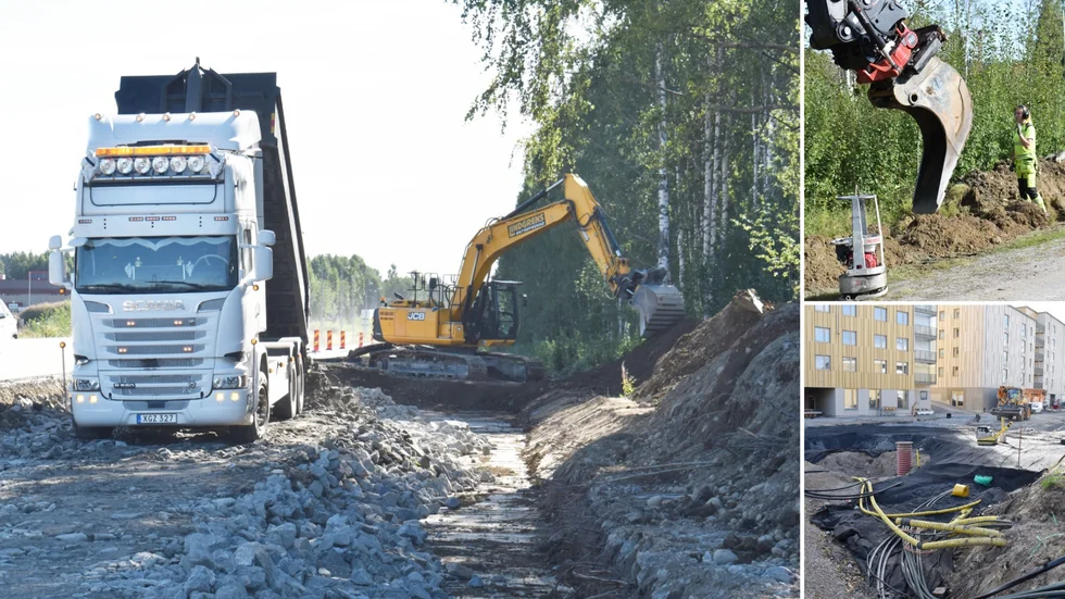 Skellefteå kommun hann inte med alla vägbyggen som var tilltänkta. Här är i alla fall tre projekt som genomfördes: Gång- och cykelvägar vid Torsgatan och Lantmannagatan, samt ledningar i Södra Lasarettsvägen. 