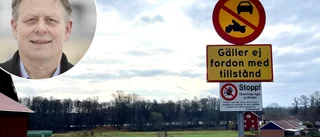 Kommunen stoppade folk genom olaglig skylt vid Djulö: "Jag kommer se till att den tas bort"