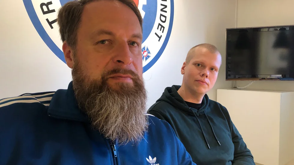Petri Perälä, ombudsman, Jonas Morin, studieorganisatör.