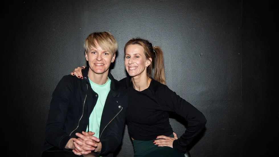 Fotbollsspelaren Nilla Fischer tillsammans med danspartner Cecilia Ehrling blev först att lämna "Let’s dance". Arkivbild.