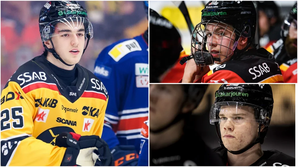 Joel Kant, Isac Hedqvist och Simon Lindblom.