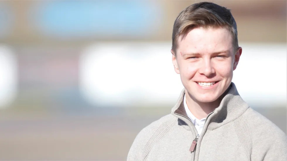 Joel Granfors från Eskilstuna är en stor racingtalang. 
