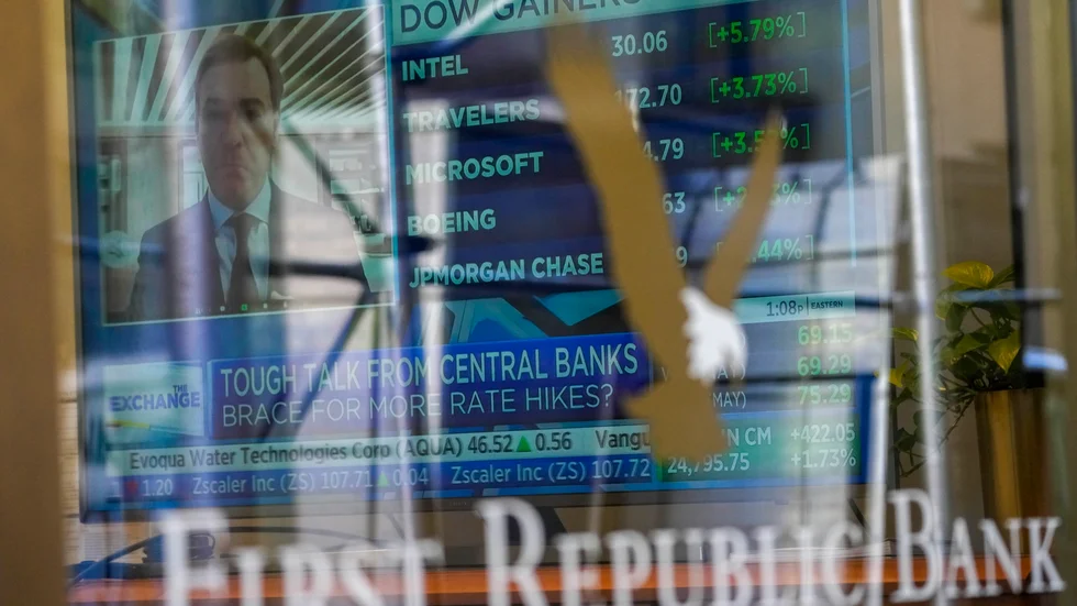 First Republic Bank har säkrat ett stödpaket från storbankerna, men marknaden är inte övertygad om att faran är över för en kollaps. Arkivbild.