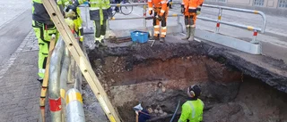 Vattenläcka drabbade boende i city