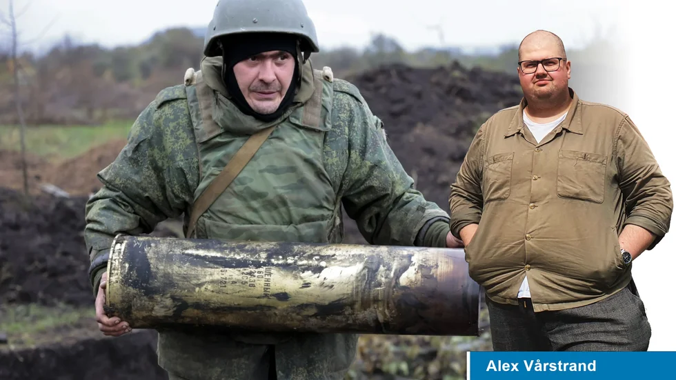 Ryssland gör av med upp till 50 000 artillerigranater om dagen i Ukraina. De skulle göra av med EU:s samlade produktion på mindre än en vecka. 