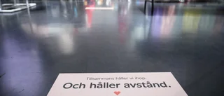 Kvinnor i bråk om tvåmetersregeln i Enköpingsbutik