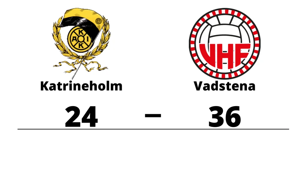 Katrineholms AIK förlorade mot Vadstena HF