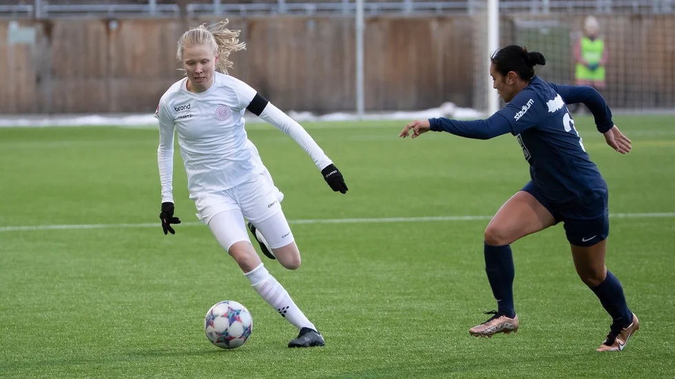 Elin Rombing stod för en fin insats mot Eskilstuna. 
