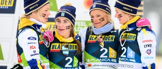 Besvikelse efter svenskt favoritfall i stafetten