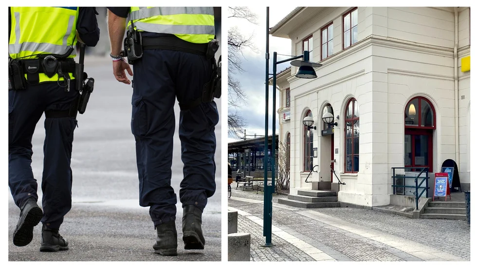 Målsäganden, en man i 70-årsåldern, klagade på smärtor i revbenen efter att ha knuffats av 40-åringen, enligt polisens presstalesperson Angelica Israelsson Silfver.