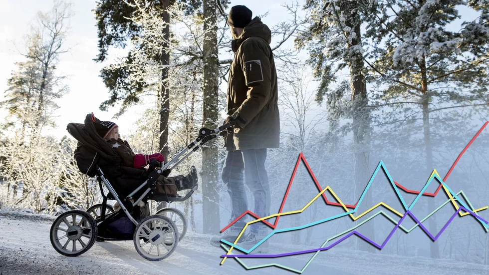 Så ser pappledigheterna ut i din kommun