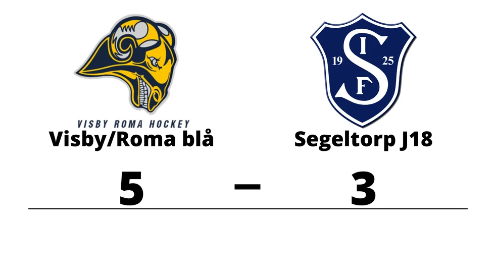 Visby/Roma HK Blå vann mot Segeltorps IF