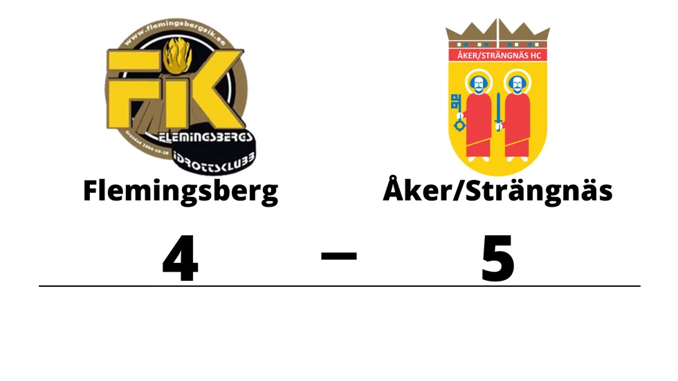 Flemingsbergs IK förlorade mot Åker/Strängnäs HC