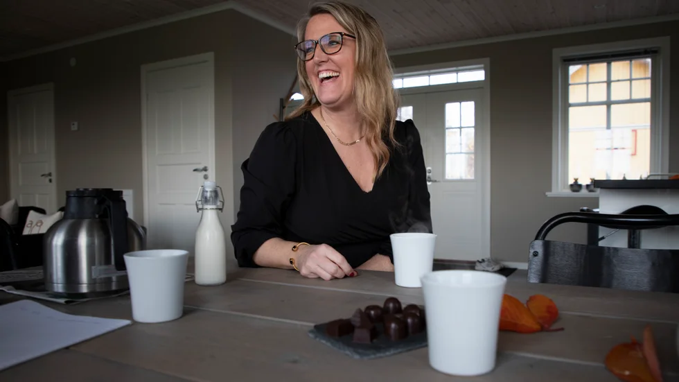 Att Cecilia Rogestam skulle bli pralinör var verkligen ingen självklarhet. Hon är ingen stor chokladälskare, men har blivit förälskad i själva hantverket.