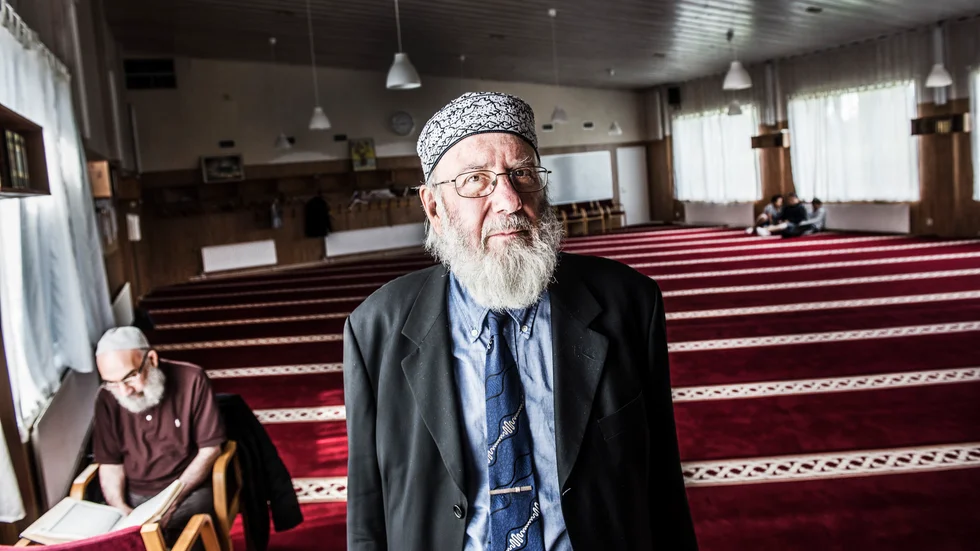 Imam Abd al Haqq Kielan, verksam vid stora moskén i Eskilstuna. Arkivbild.