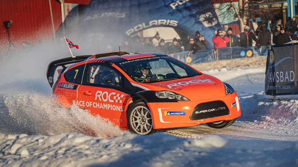 Race of champions, Petter Solberg tog hem segern tillsammans med sonen Oliver.
